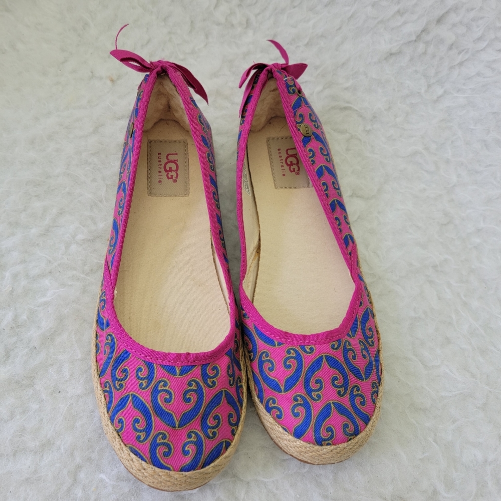 UGG fuchsia Flats size 7